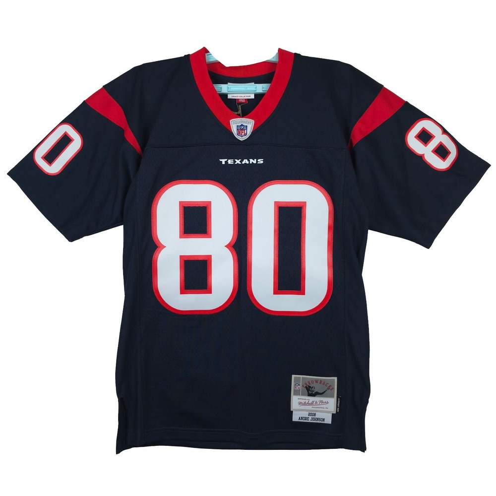 Andre Johnson Houston Texans Mitchell & Ness‎ NFL Small Jersey 2008 Navy #80 NWT